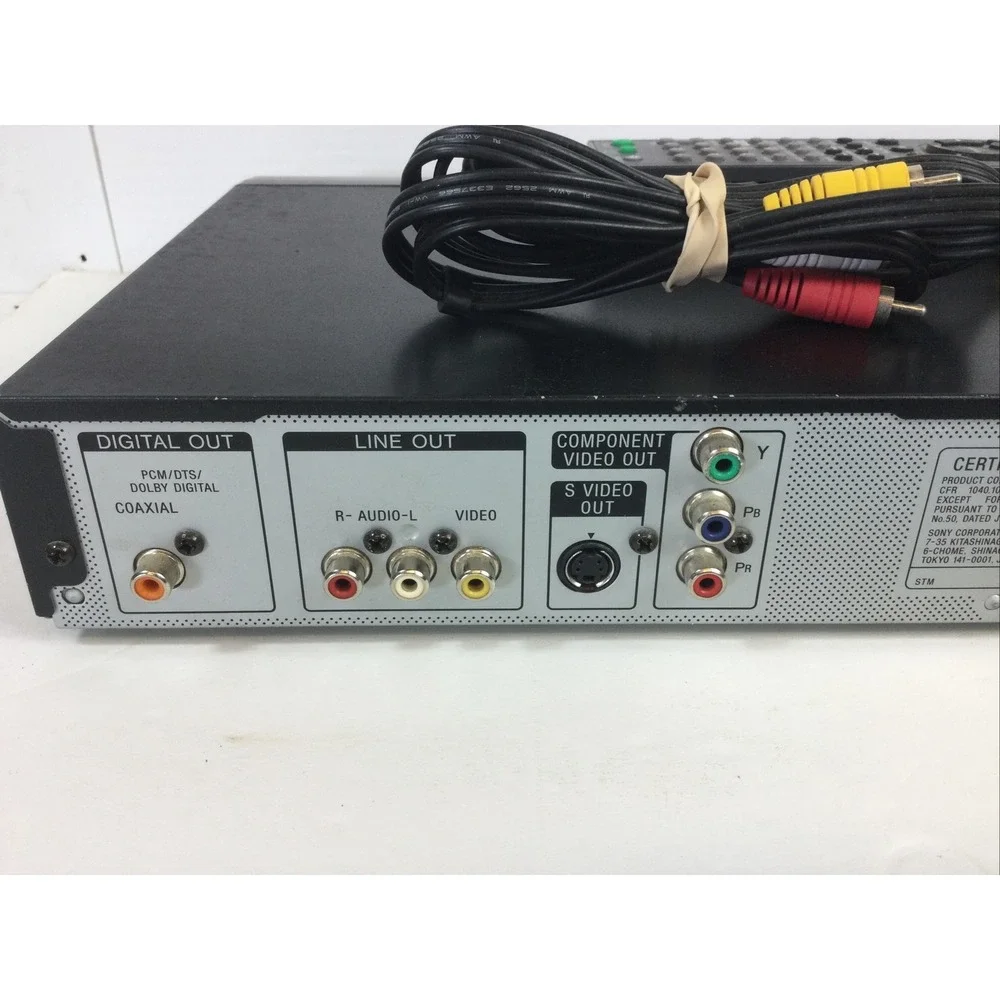 Sony DVD/CD/Player Black DVP-NS315 with Remote Tested Works
